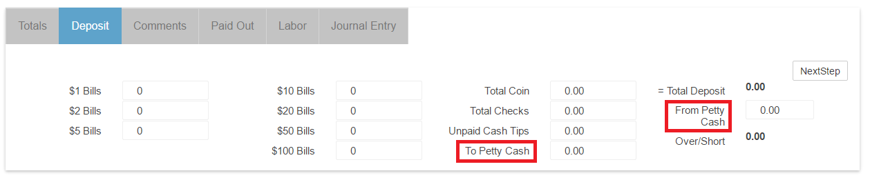 Petty Cash DSS Example